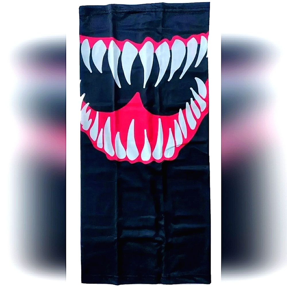 NEW Venom Face Mask Neck Gaiter. BIKERS, Riders, Face, Hair, Cosplay, Skaters.